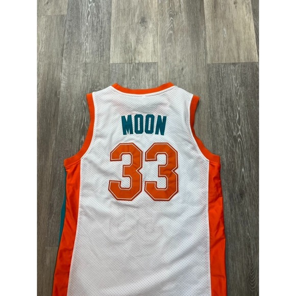 Vtg Y2K Flint Tropics Semi-Pro Movie Jersey Jackie Moon/Will Ferrell Sz M - Picture 2 of 2